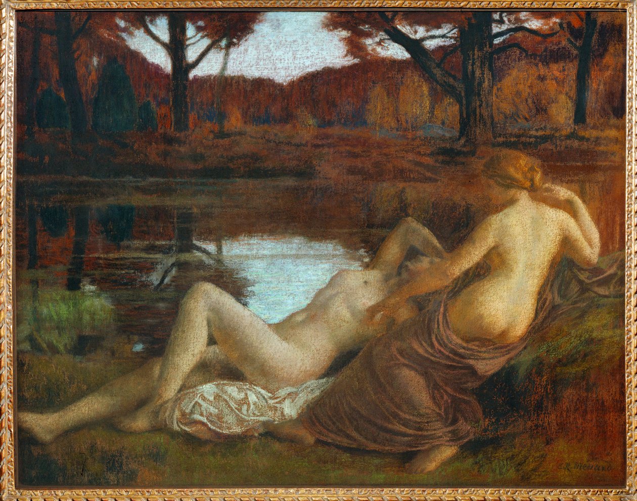 Les Dryades von Marie Auguste Emile Rene Menard