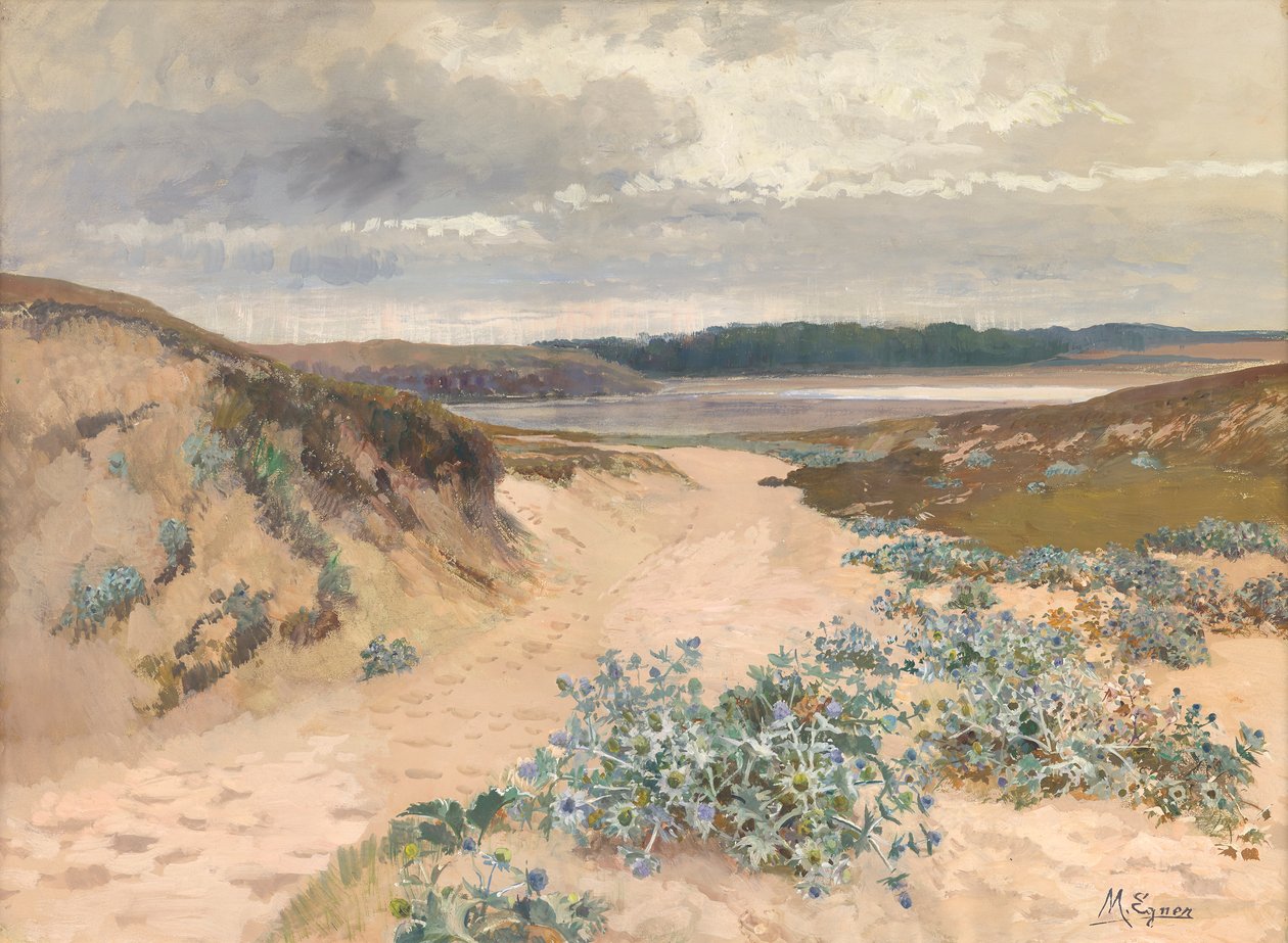 Dünenlandschaft in der Bretagne von Marie Egner