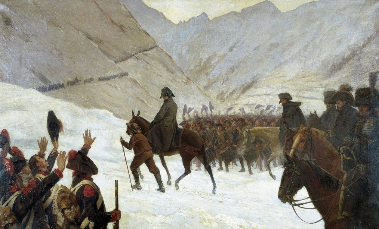 Der Durchgang des Großen Sankt Bernhard, 20. Mai von Marie Felix Edmond de Boislecomte