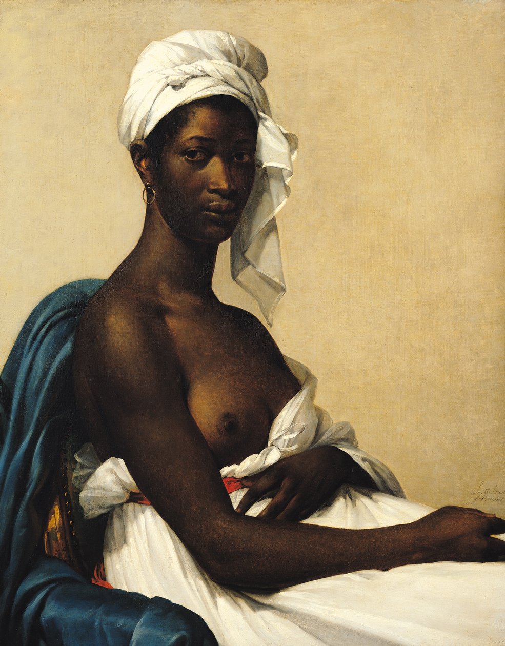 Porträt einer schwarzen Frau, 1799-1800 von Marie Guilhelmine Benoist