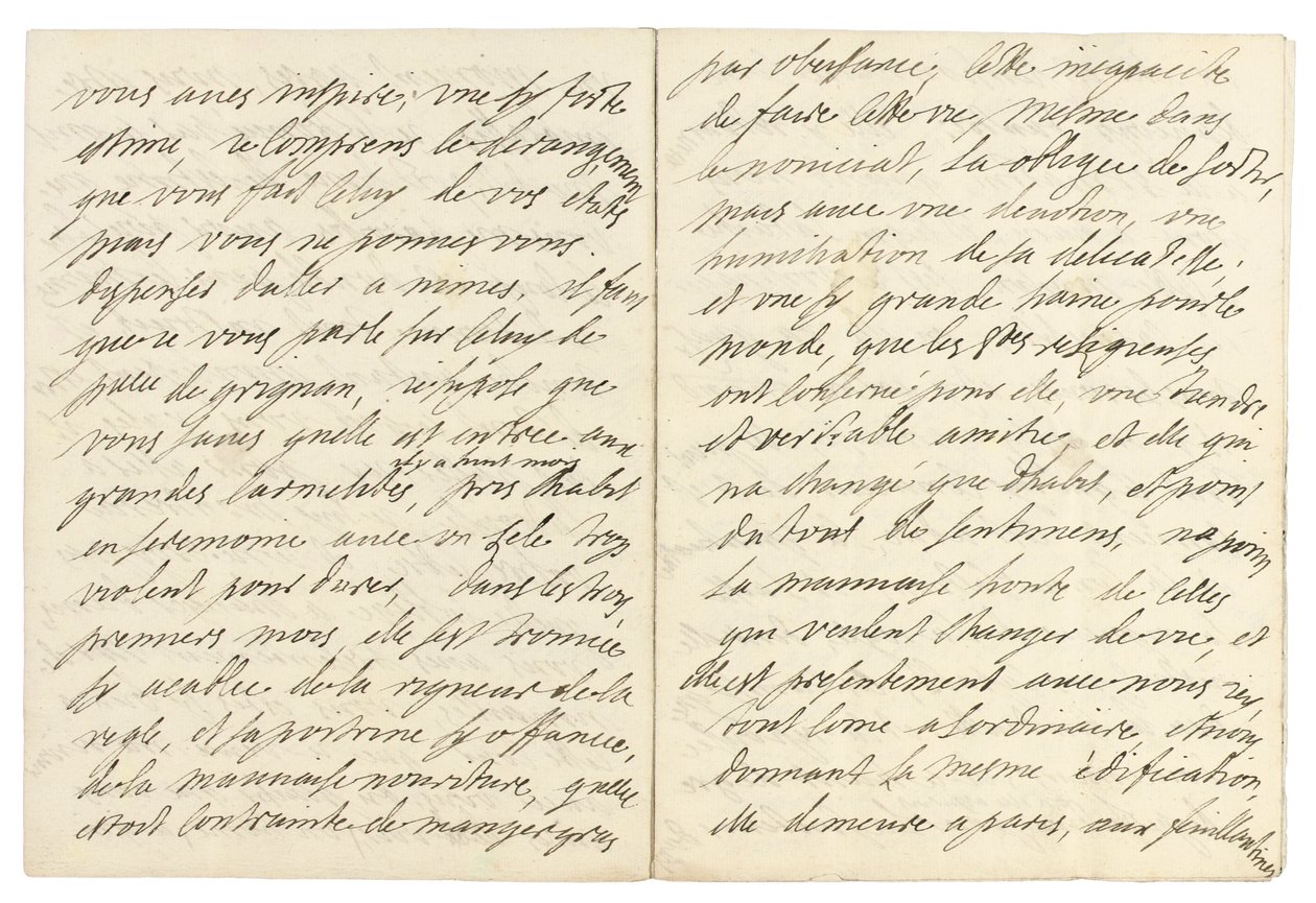 Autographenbrief an Philippe Moulceau, Livry, 25. Oktober 1686 von Marie de Rabutin Chantal Sévigné