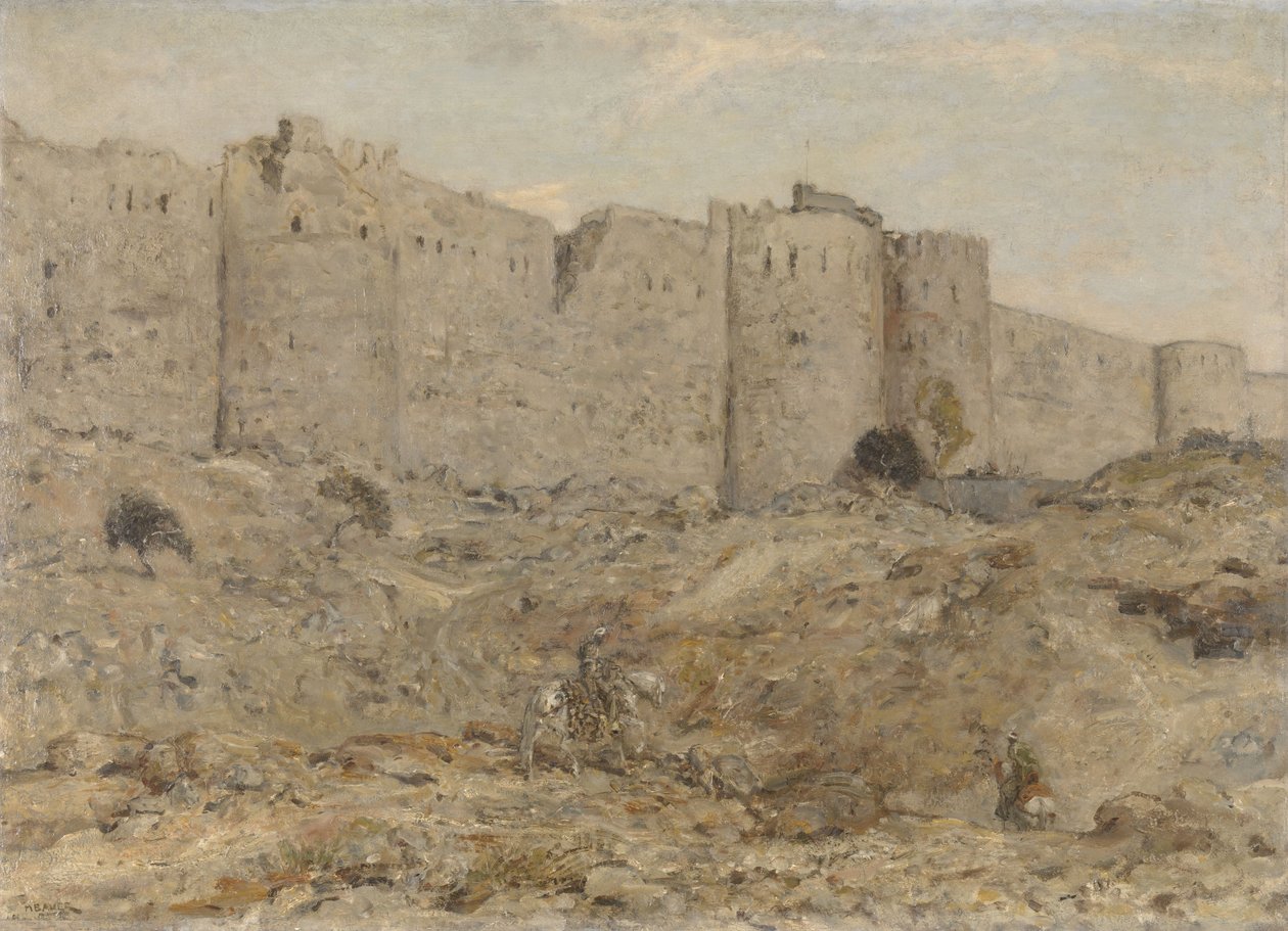 Stadtmauer in Indien von Marius Alexander Jacques Bauer