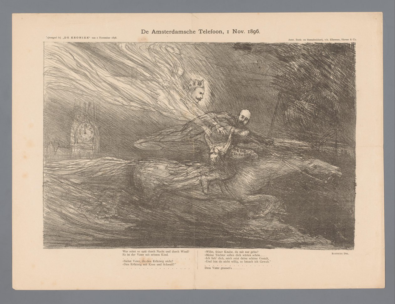 Der Amsterdamer Telefon, 1. Nov. 1896 von Marius Bauer