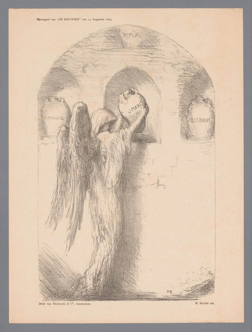 Anlässlich des Todes von Jacob Maris von Marius Bauer