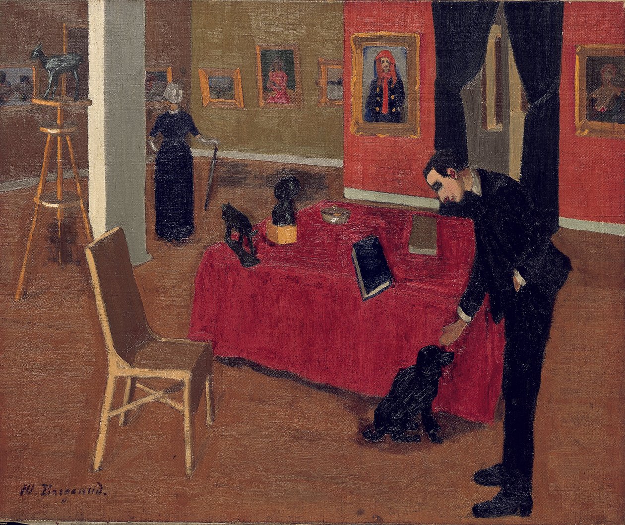 La Galerie Vallotton, 1914 von Marius Borgeaud