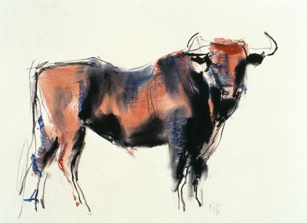 Roter Stier, 1998 von Mark Adlington