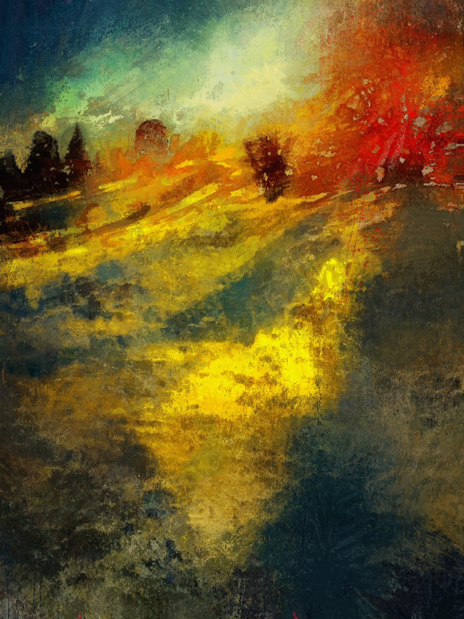Ein Winternachmittag in Calke Abbey, 2016 von Mark Gordon