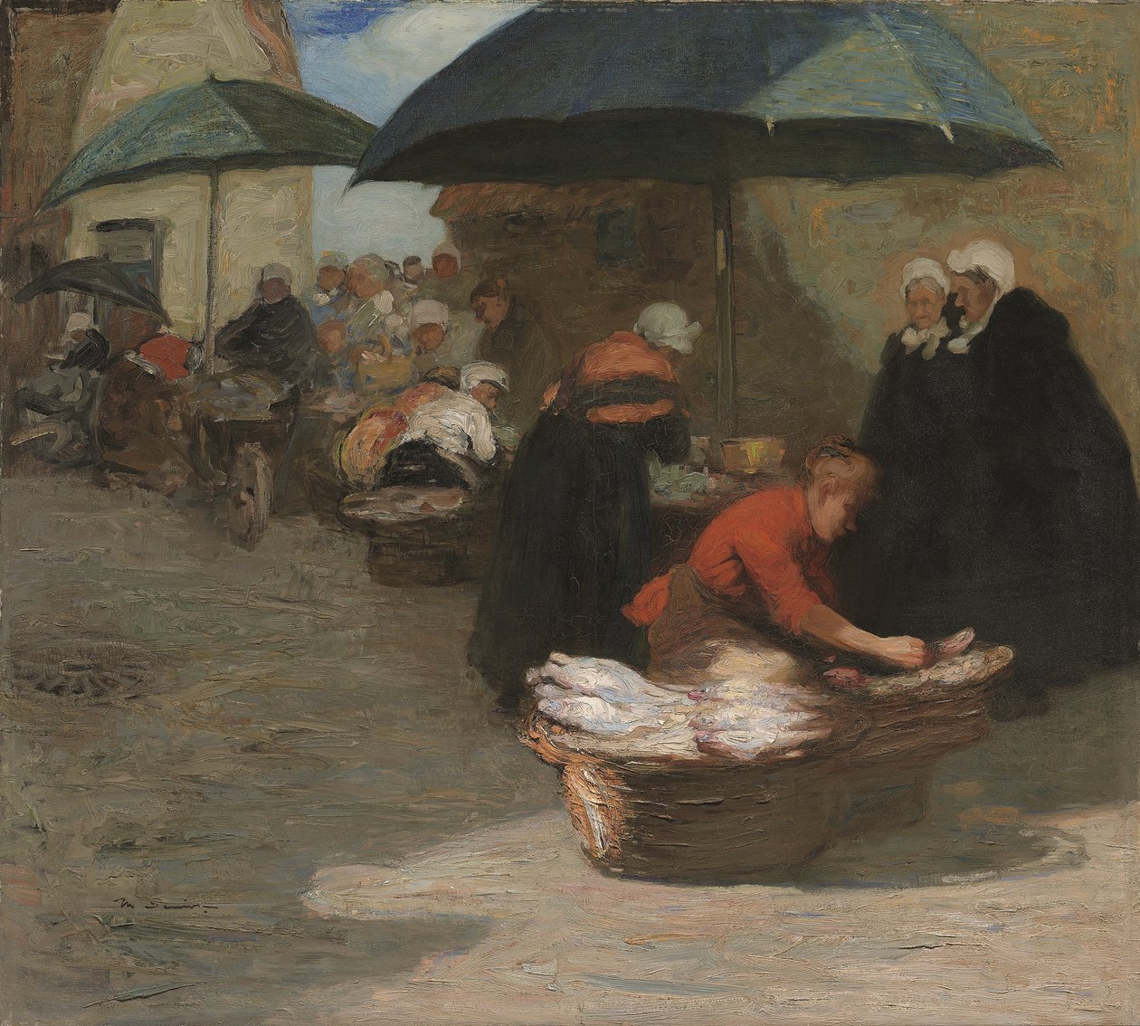 Ein flämischer Fischmarkt von Mark Senior