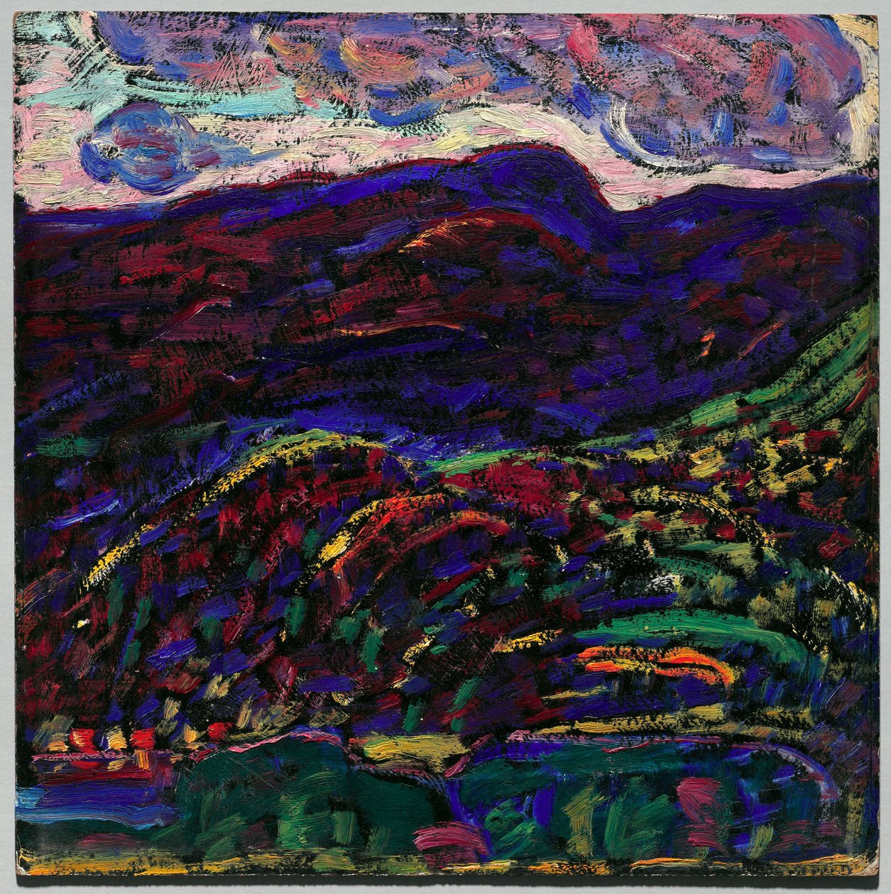 Kezar-See, Herbstabend, ca. 1910 von Marsden Hartley