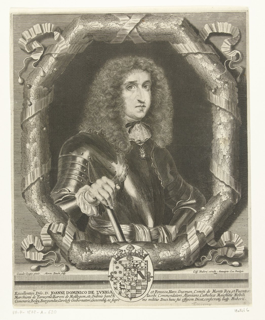 Porträt von Johannes Dominicus von Zuniga und Fonseca von Martin Bouche