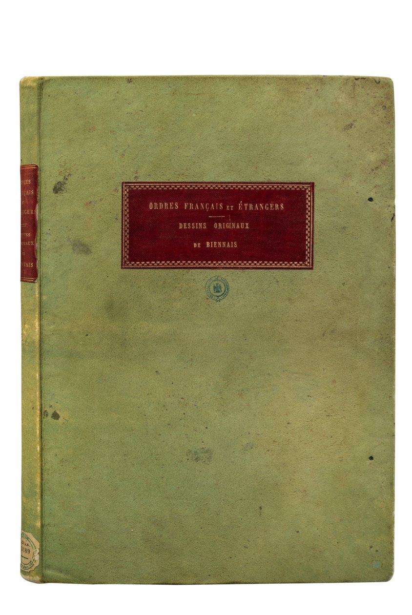 Vorderseite von Ordres français et étrangers (Buchumschlag) von Martin Guillaume Biennais