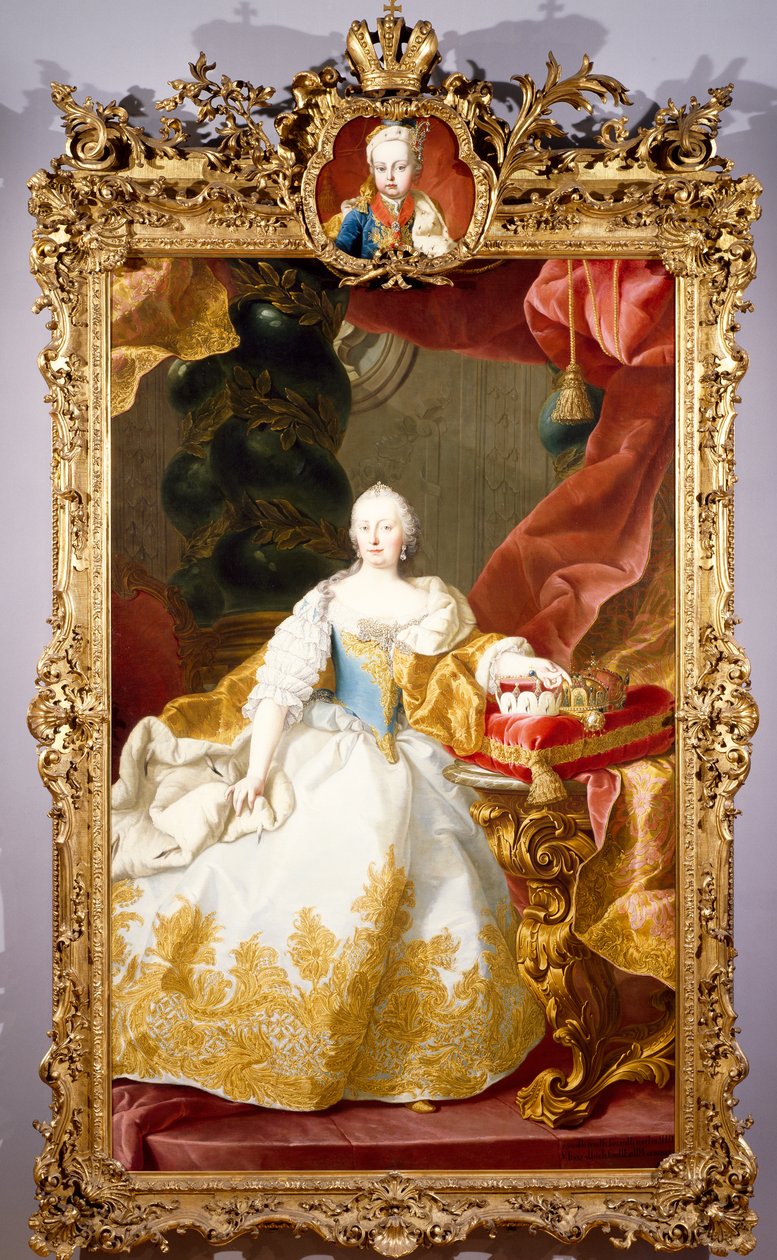 Porträt von Maria Theresia von Martin II Mytens or Meytens