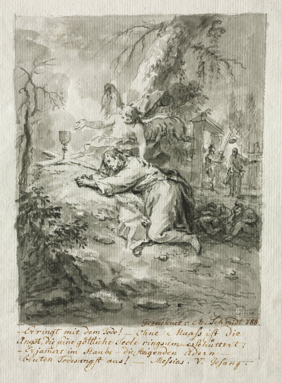 Christus am Ölberg, Die Geißelung, Christus mit Dornen gekrönt, Die Kreuzigung von Martin Johann Schmidt