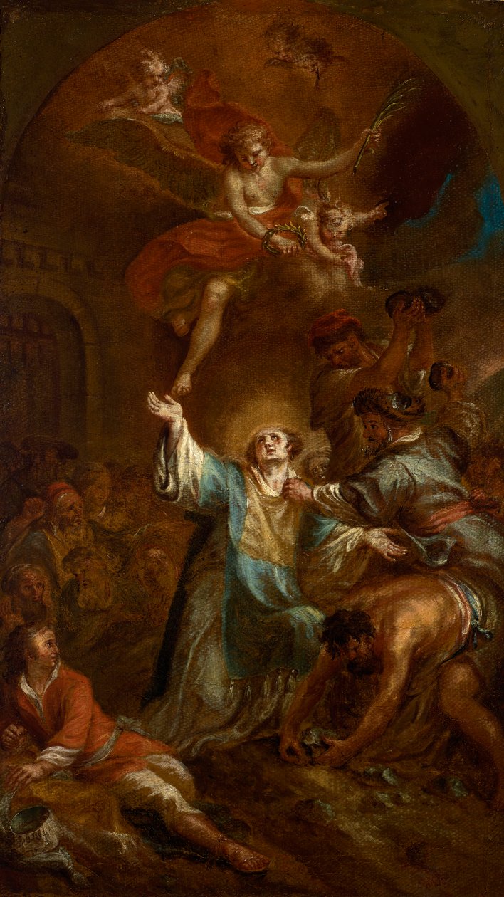 Steinigung des heiligen Stephanus von Martin Johann Schmidt