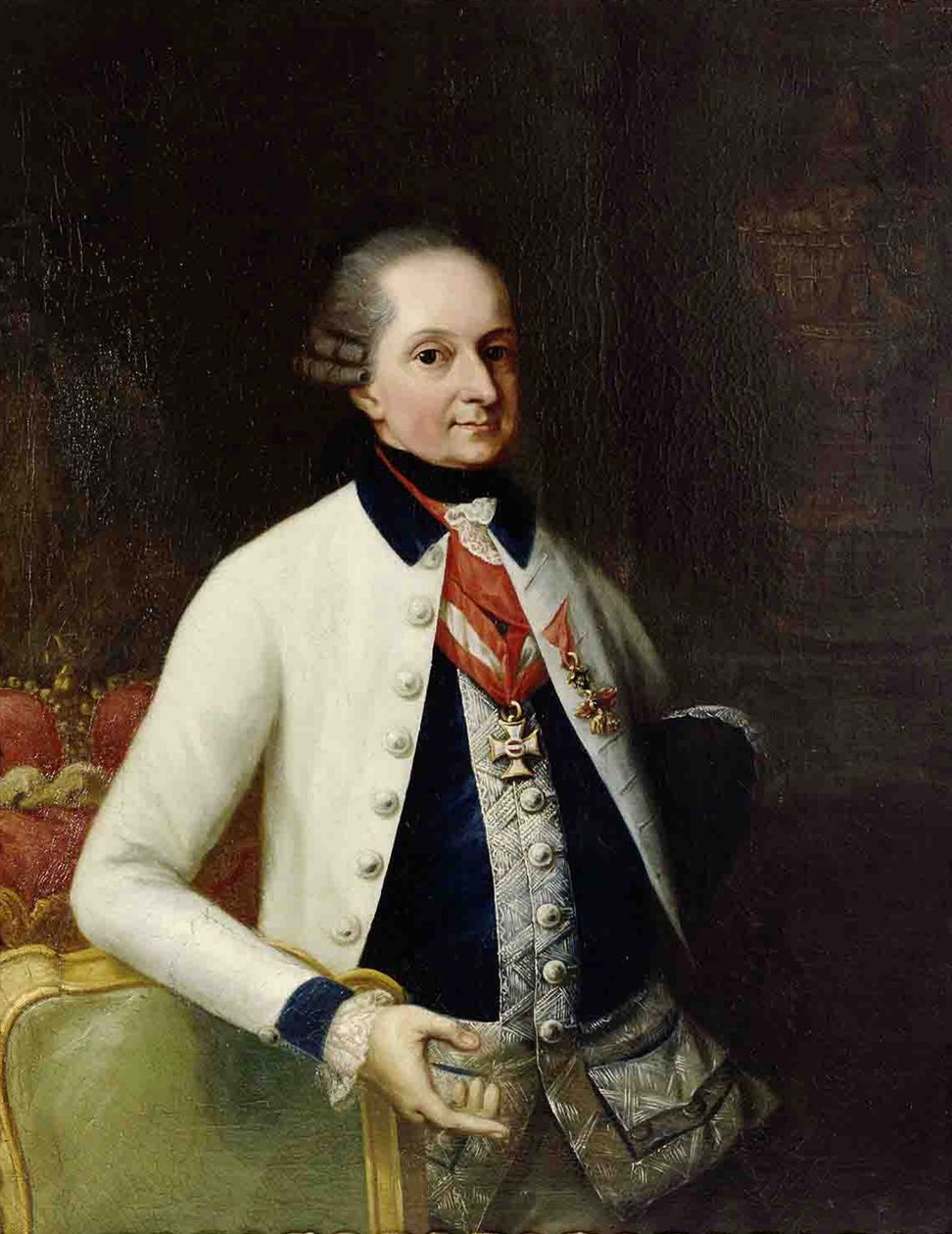 Nikolaus I., Fürst Esterházy 1714-1790 in der Uniform seines ungarischen Infanterieregiments Nr. 33 von Martin Knoller