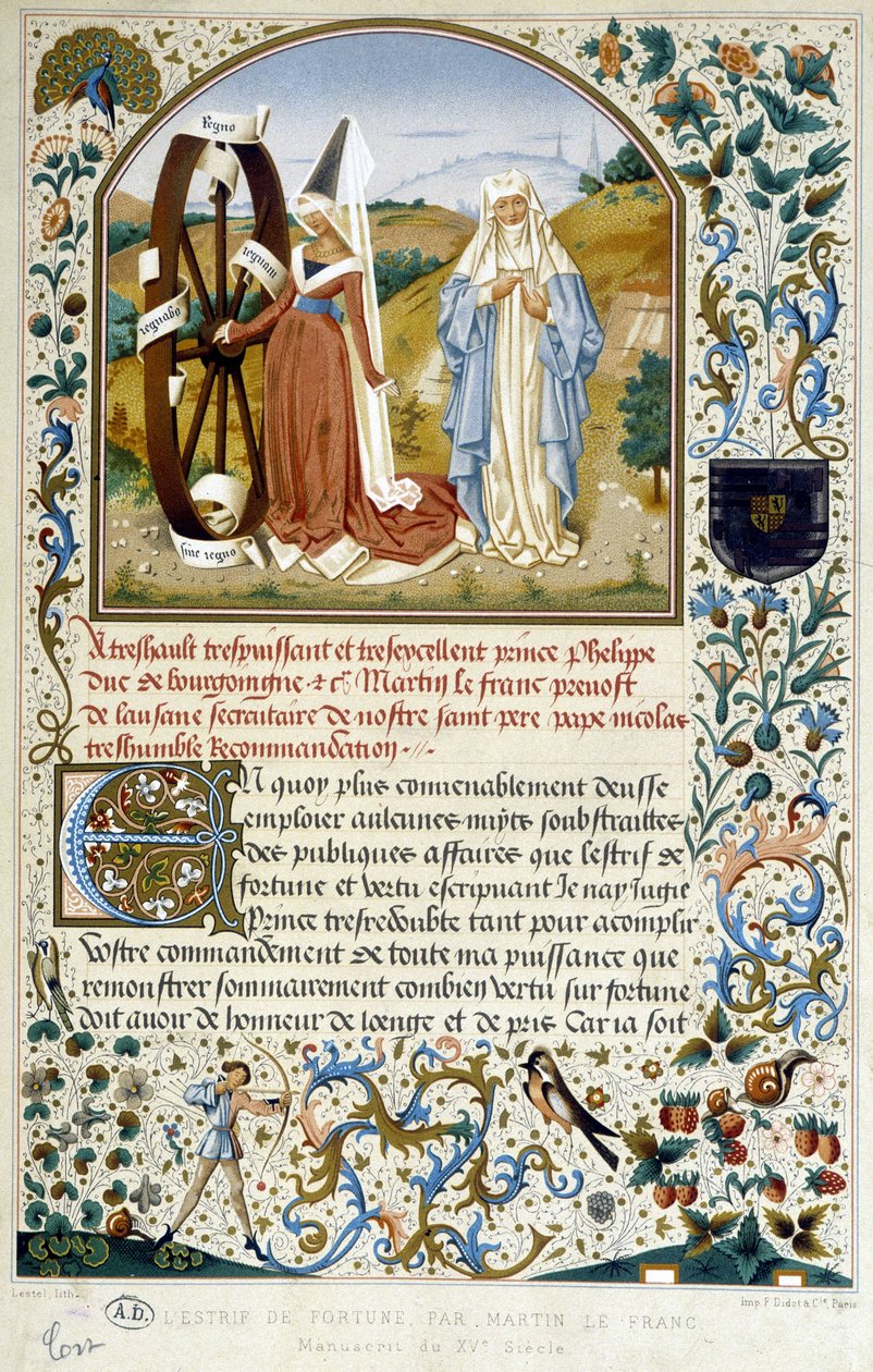 Das Rad des Schicksals - von Martin Le Franc von Martin Le Franc