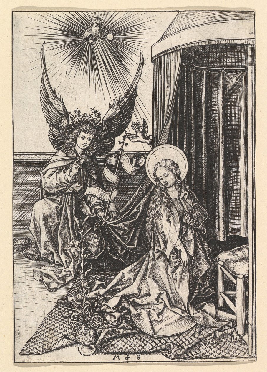 Die Verkündigung von Martin Schongauer