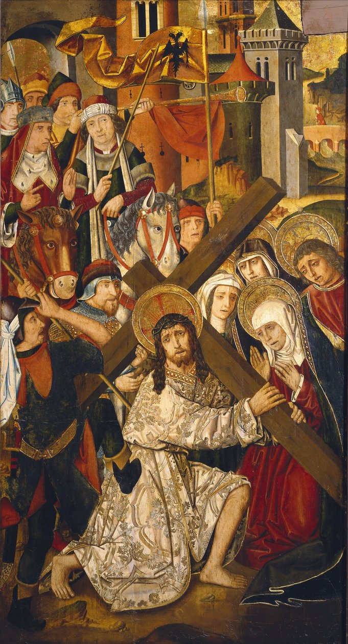 Der Weg nach Golgatha (Detail) von Martin & Ximenez Miguel (fl.1466 1505) Bernat