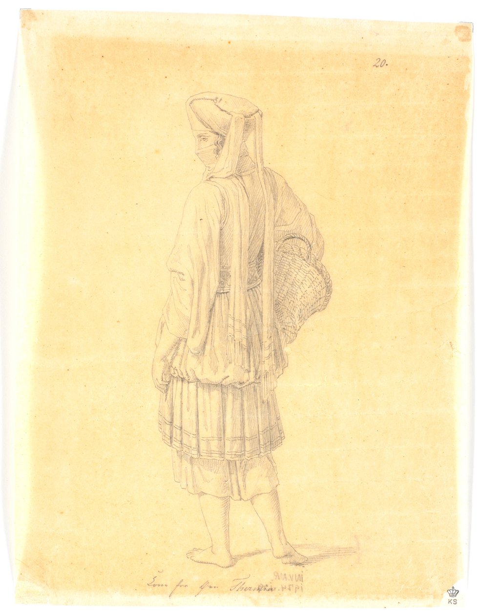 Frau von der Insel Thermia von Martinus Rørbye