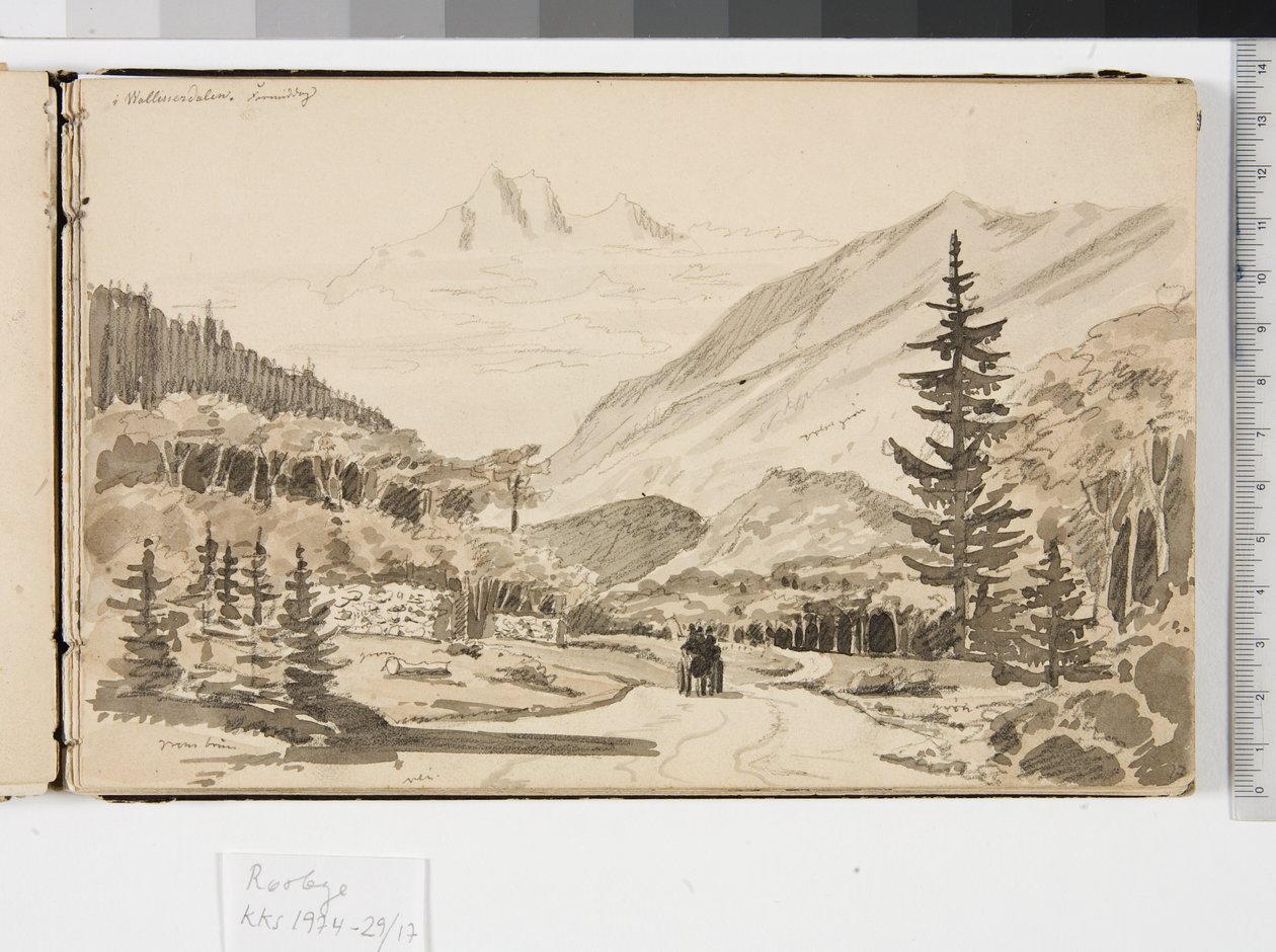 Alpenlandschaft von Martinus Rørbye