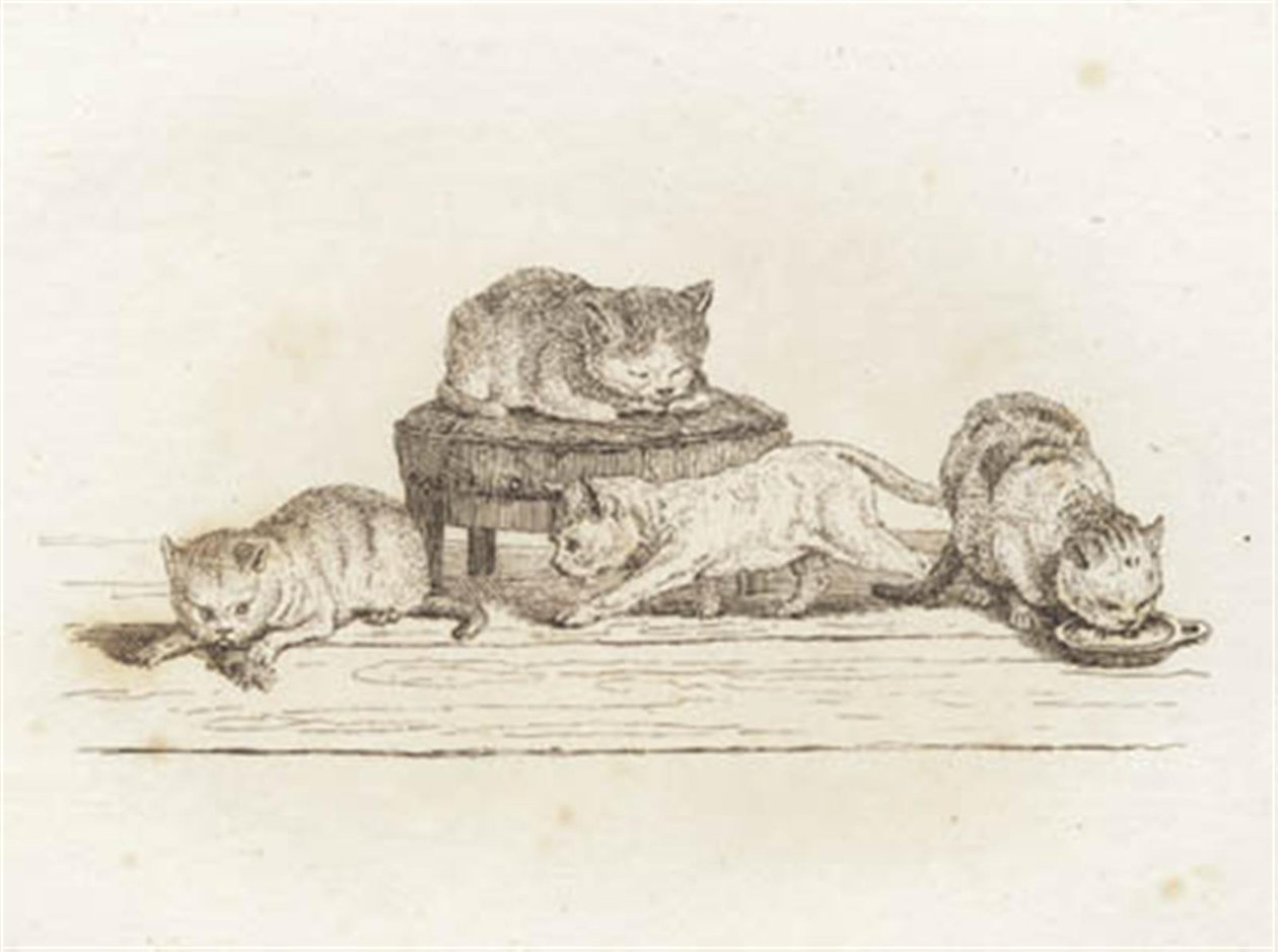 Illustration zu "Halbhundert Fabeln für Kinder" von Hey von Martinus Rørbye