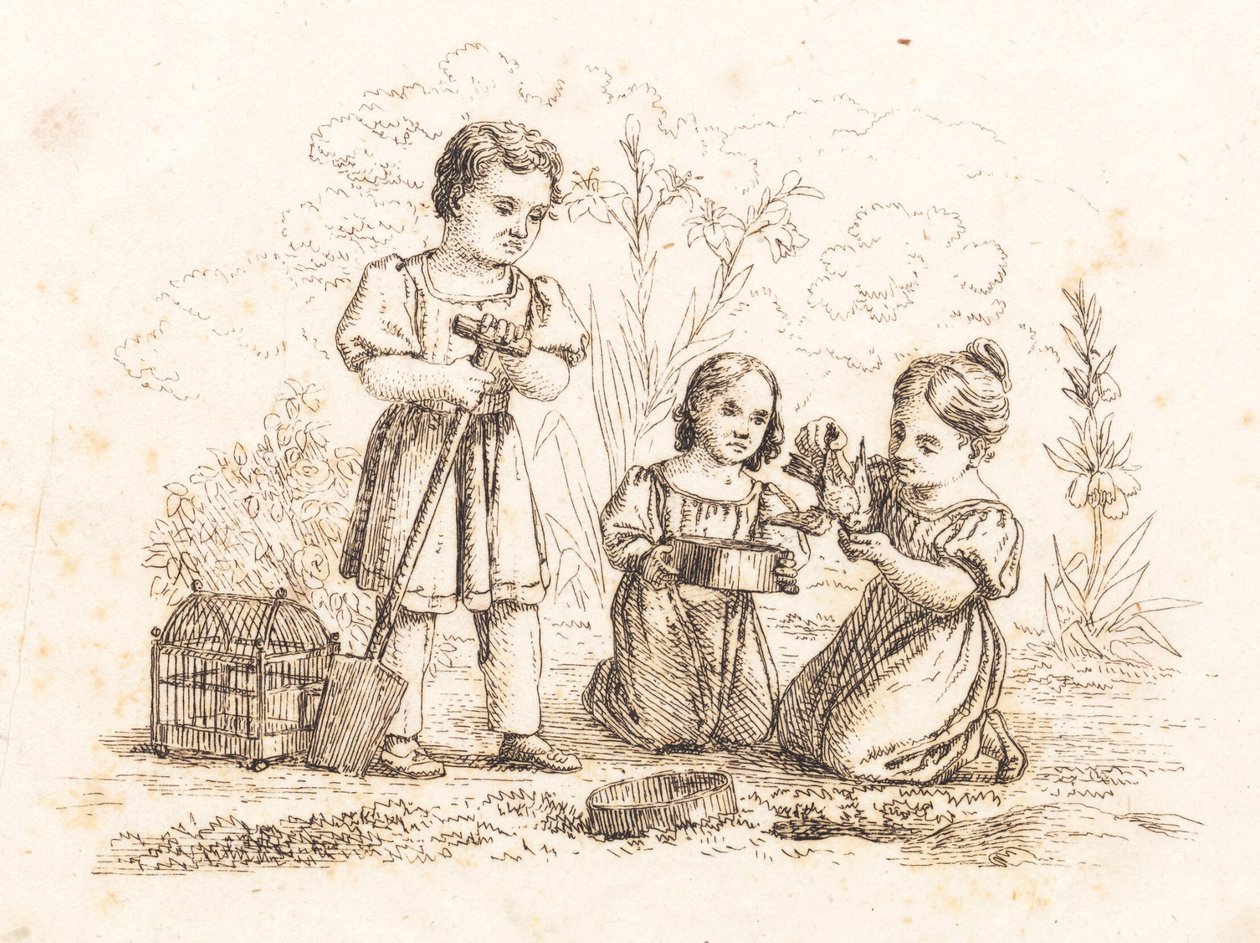 Illustration zu "Halvhundrede Fabler for Børn" von Hey von Martinus Rørbye