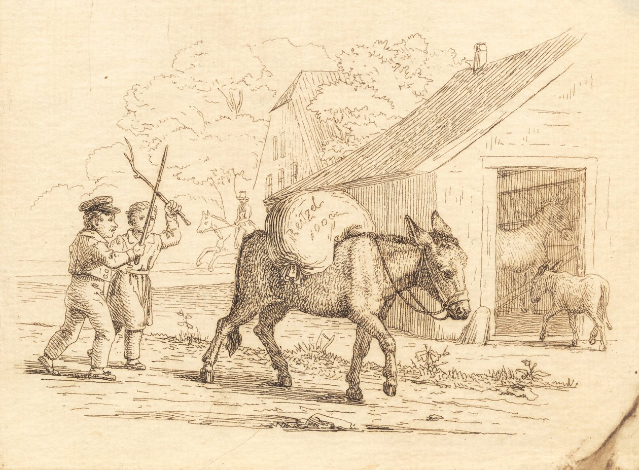 Illustration zu "Halvhundrede Fabler for Børn" von Hey von Martinus Rørbye