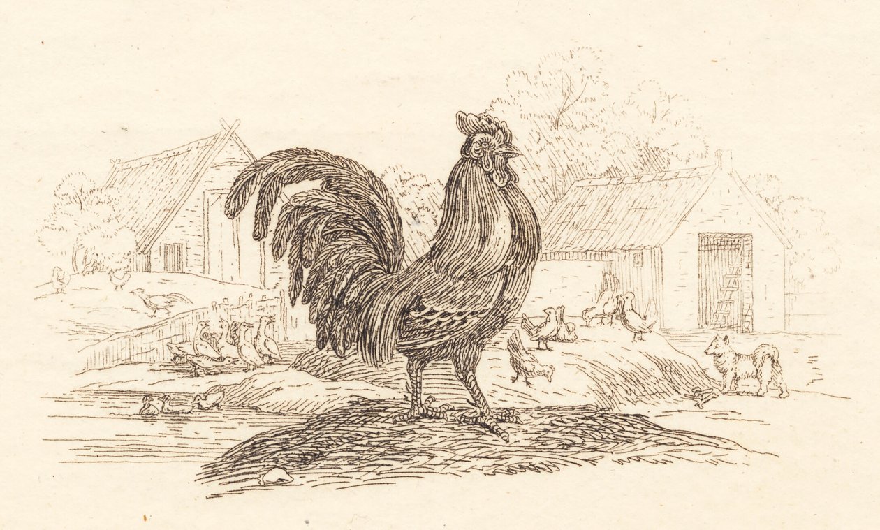 Illustration zu "Halvhundrede Fabler for Børn" von Hey von Martinus Rørbye