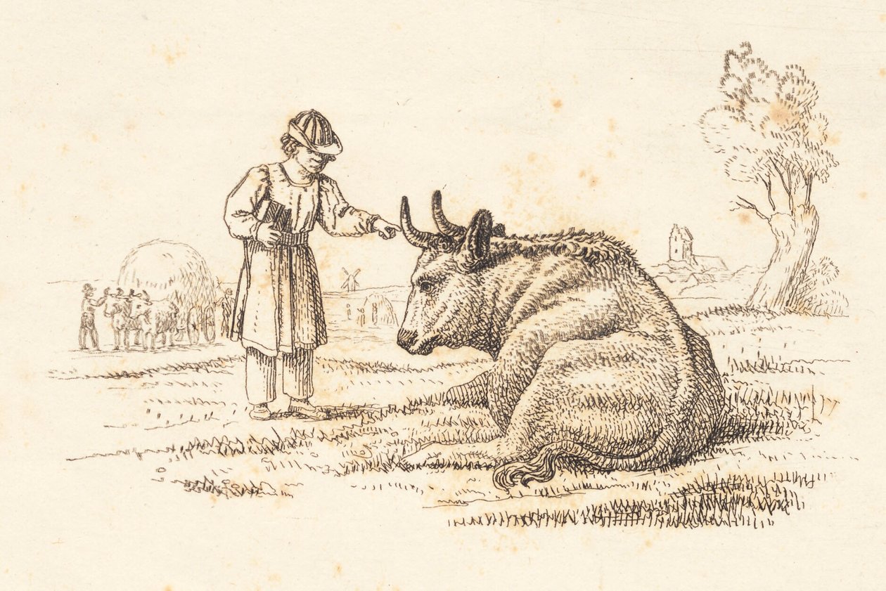 Illustration zu "Halvhundrede Fabler for Børn" von Hey von Martinus Rørbye