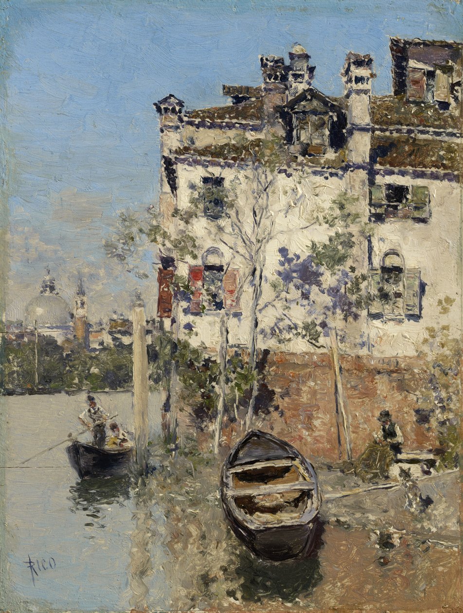 Venedig, Haus am Kanal, ca. 1900 von Martín Rico y Ortega