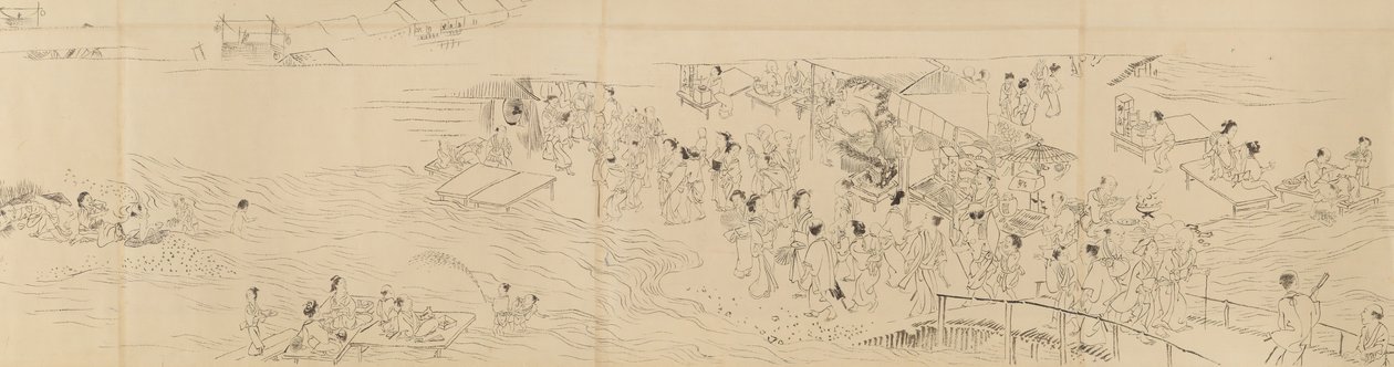 Vergnügungen in Kyoto in den vier Jahreszeiten von Maruyama Okyo