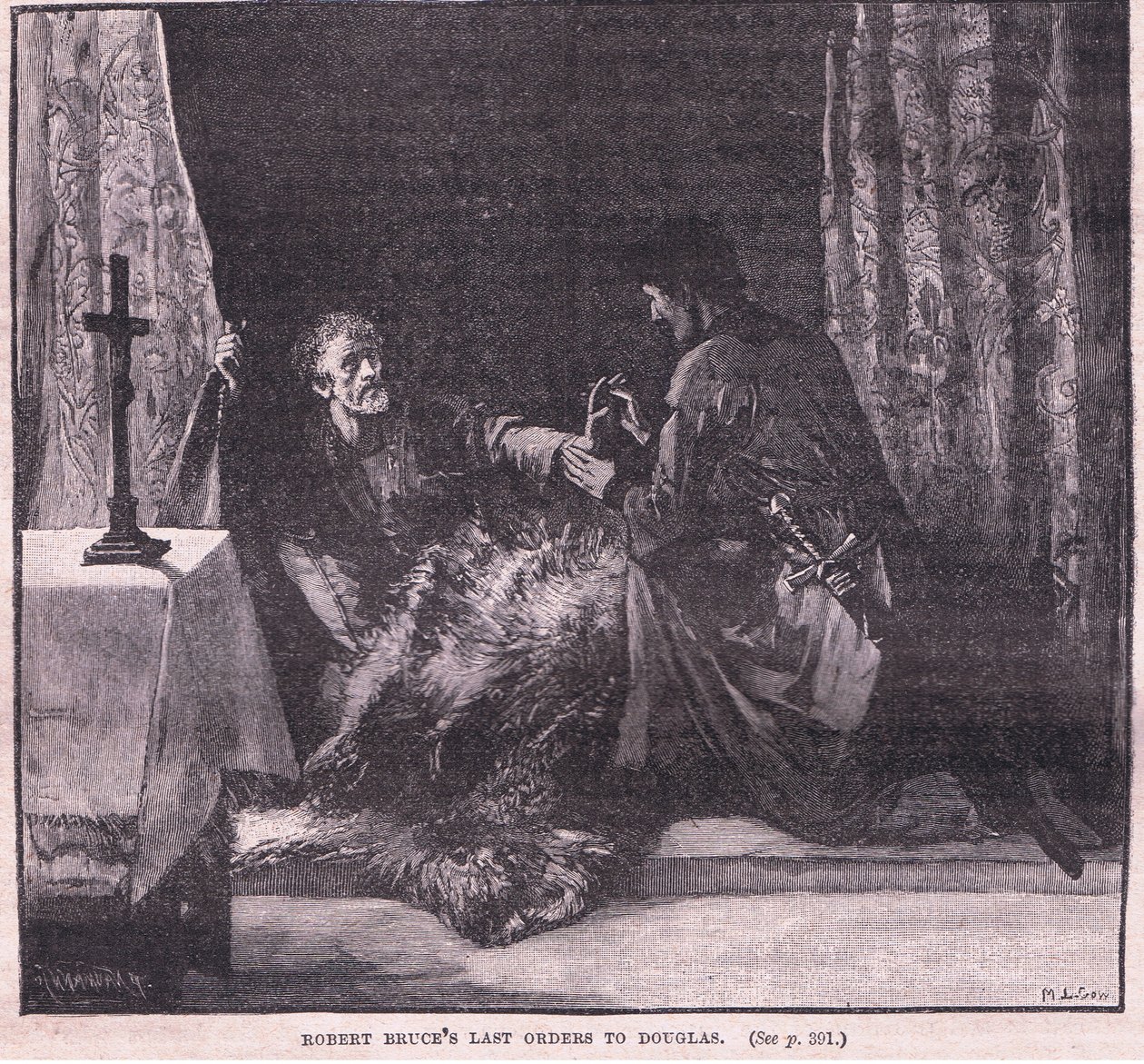 Robert Bruces letzte Befehle an Douglas von Mary L. Gow