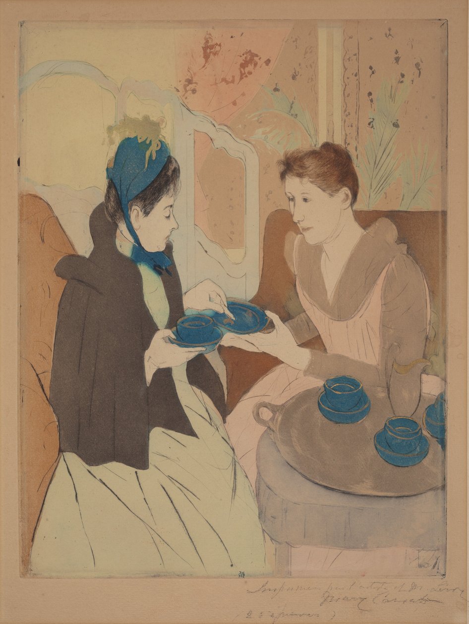 Nachmittagstee-Party von Mary Cassatt