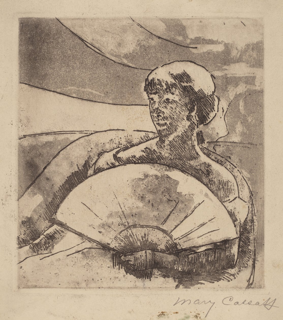 In der Opernloge Nr. 3, ca. 1880 von Mary Cassatt