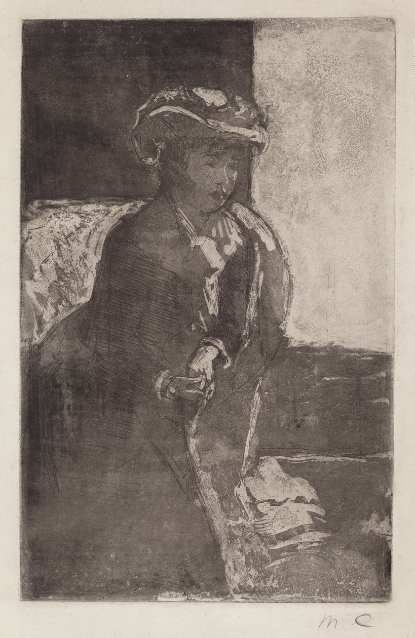 Die Ecke des Sofas (Nr. 3) von Mary Cassatt