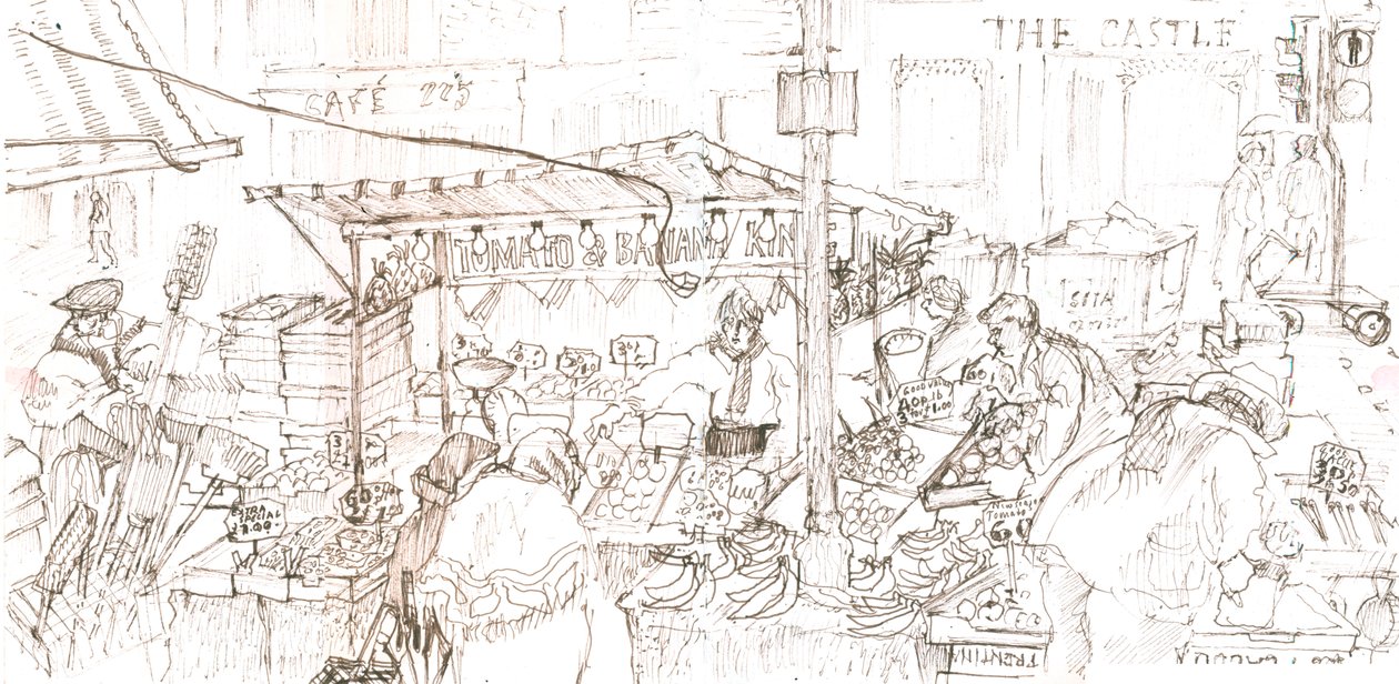 Portobello Markt von Mary Kuper
