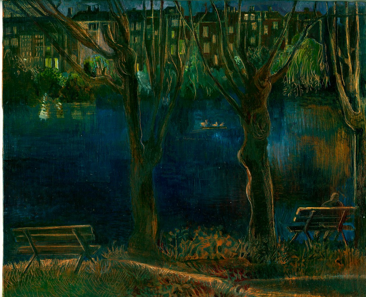 Der Teich; South End Green, 2011 von Mary Kuper