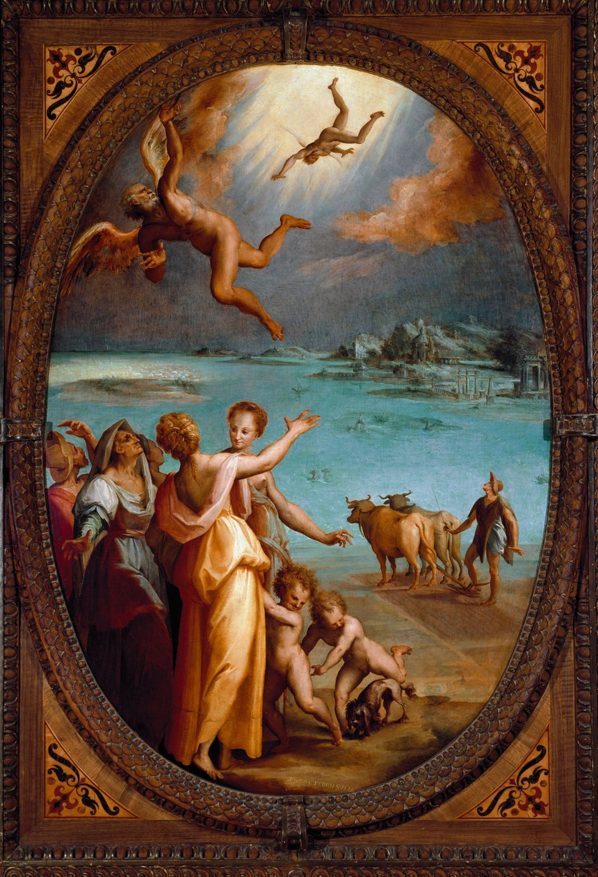 Der Sturz des Ikarus von Maso da San Friano