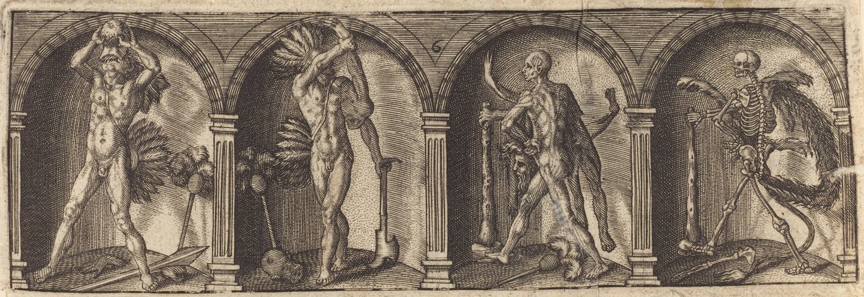 Die verschiedenen Porträts und Figuren VI von Master AD