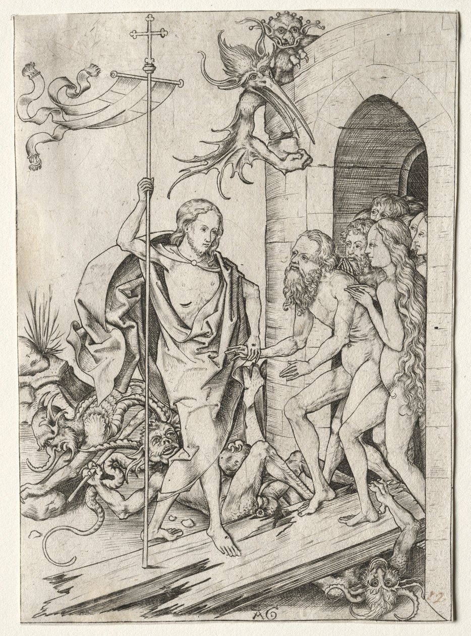 Passion Jesu Christi: Der Abstieg in die Vorhölle, 1400er von Master AG