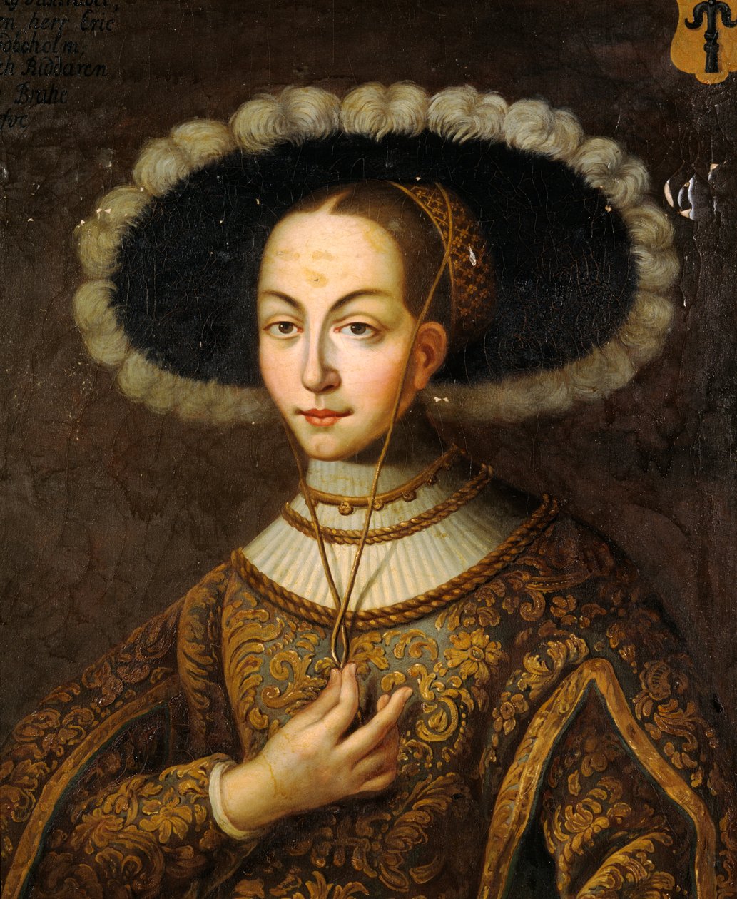 Porträt von Margareta Eriksdotter Vasa 1497-1536, Schwester von König Gustav I. von Schweden von Master Hillebrandt