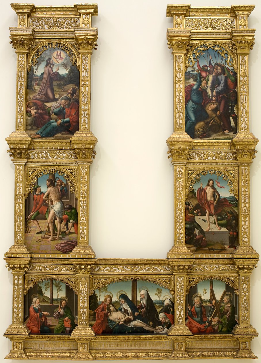 Altarbild der Passion Christi von Master of Astorga