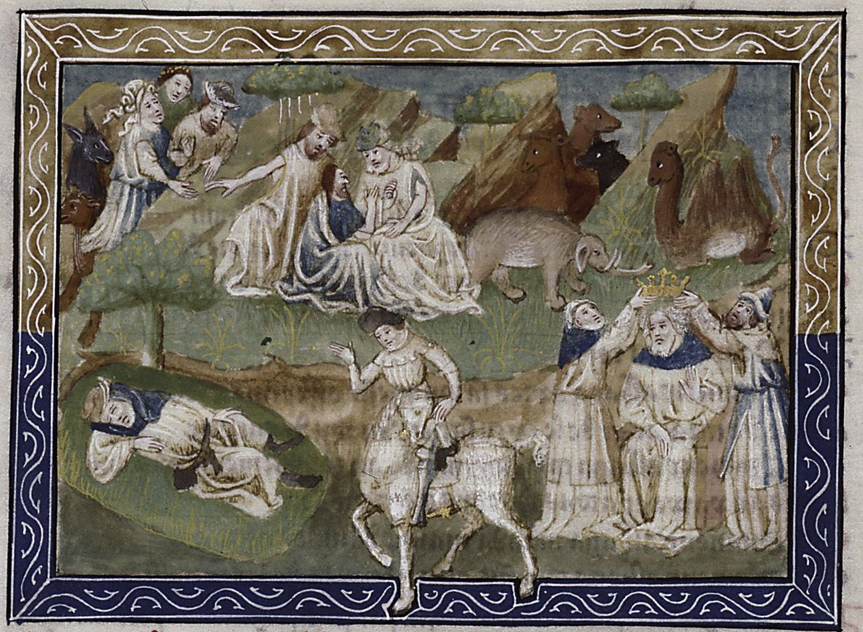 Traumvision von Dschingis Khan Aus: Jean Hayton, Fleur des histoires de la terre d