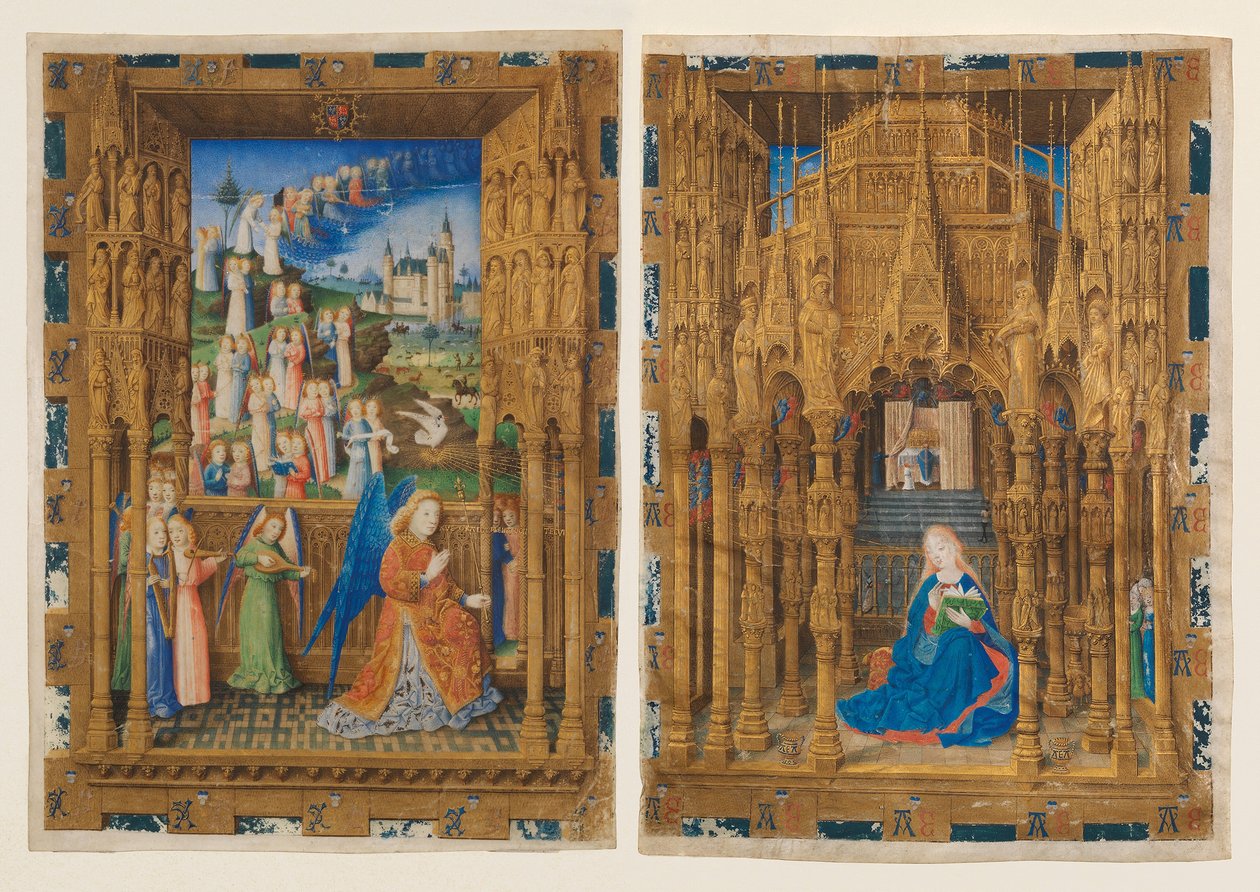 Die Verkündigung aus den Stunden von Karl von Frankreich, 1465 von Master of Charles of France