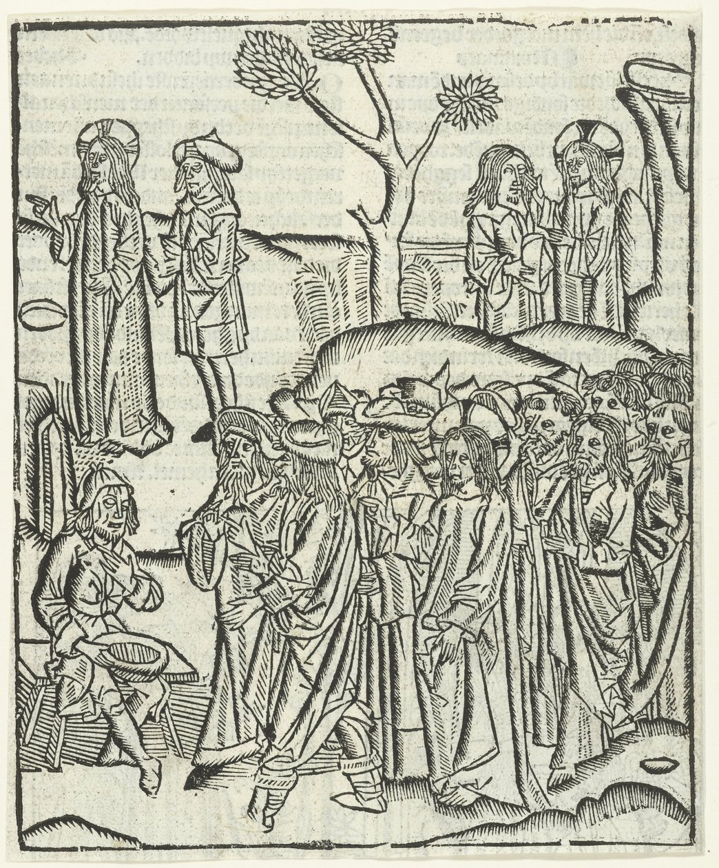 Christus heilt den blinden Bartimäus von Master of Delft (attributed to)