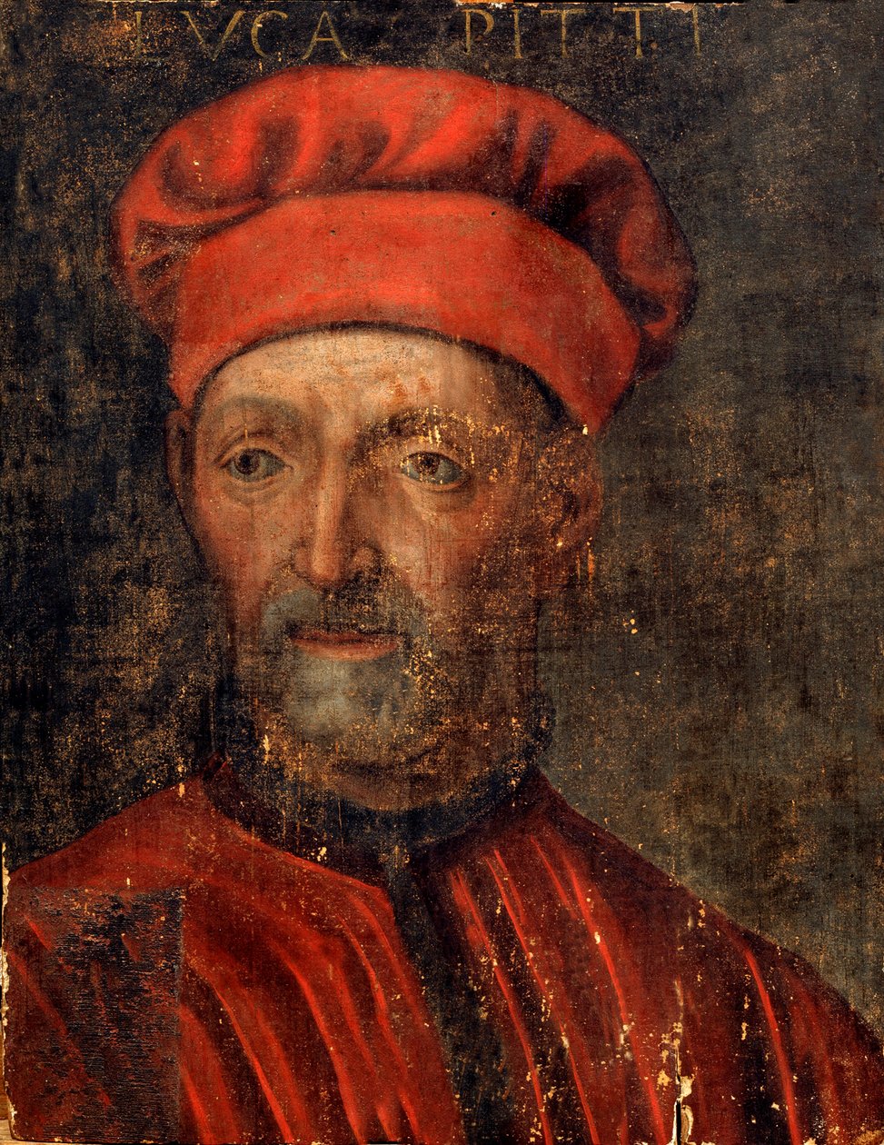 Porträt von Luca Pitti von Master of Florence