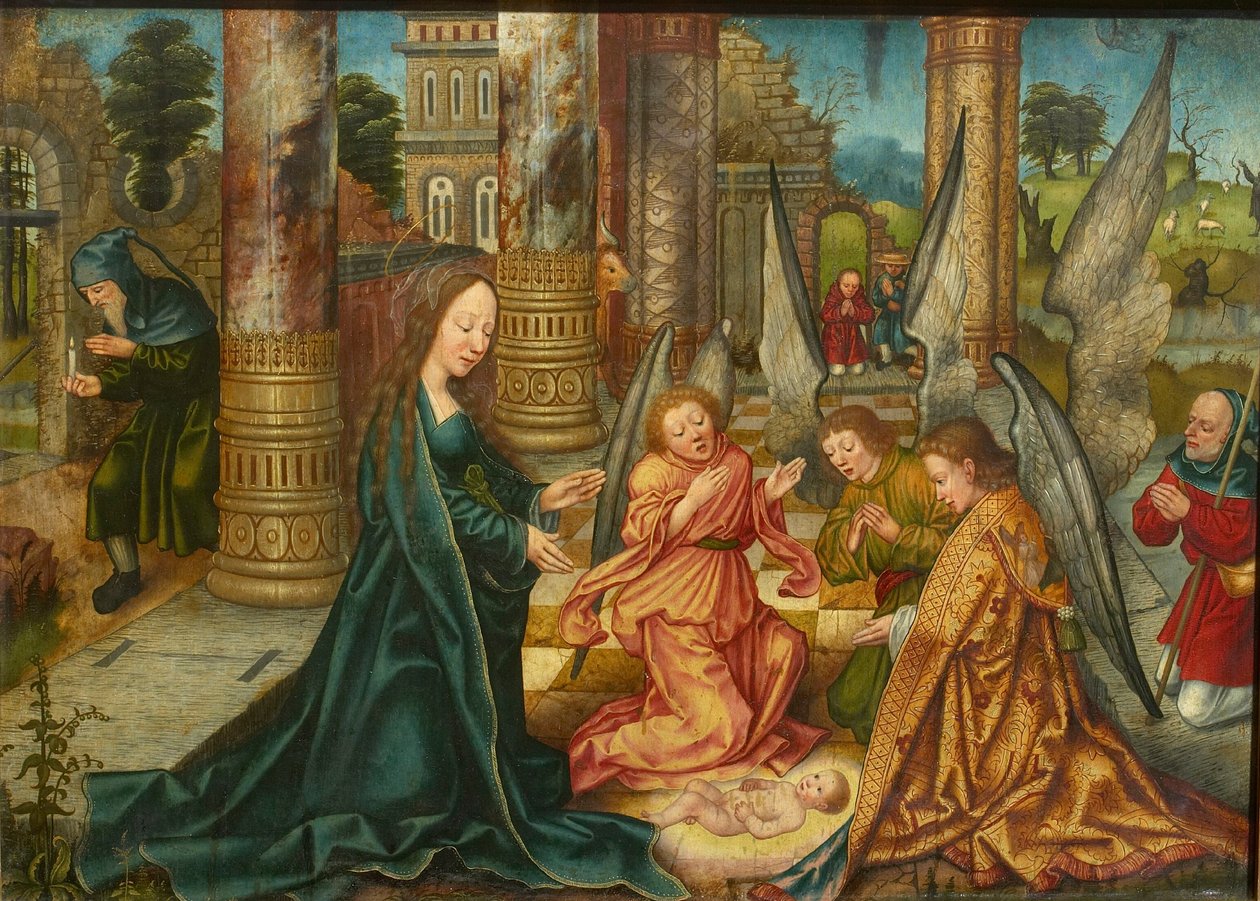 Die Geburt Christi, ca. 1510 von Master of Frankfurt