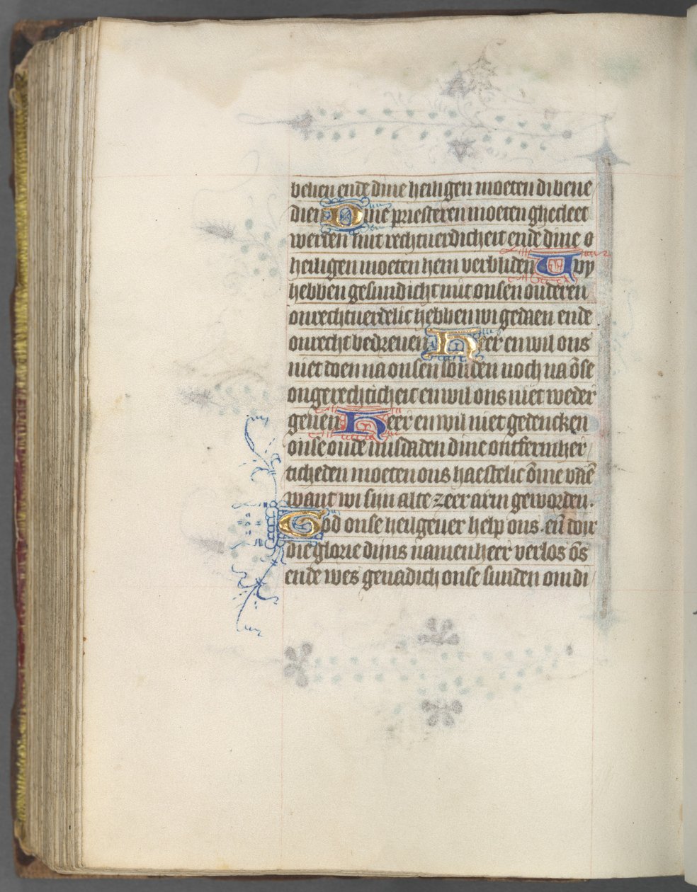 Stundenbuch (Gebrauch von Utrecht): fol. 174v, Text von Master of Gijsbrecht van Brederode