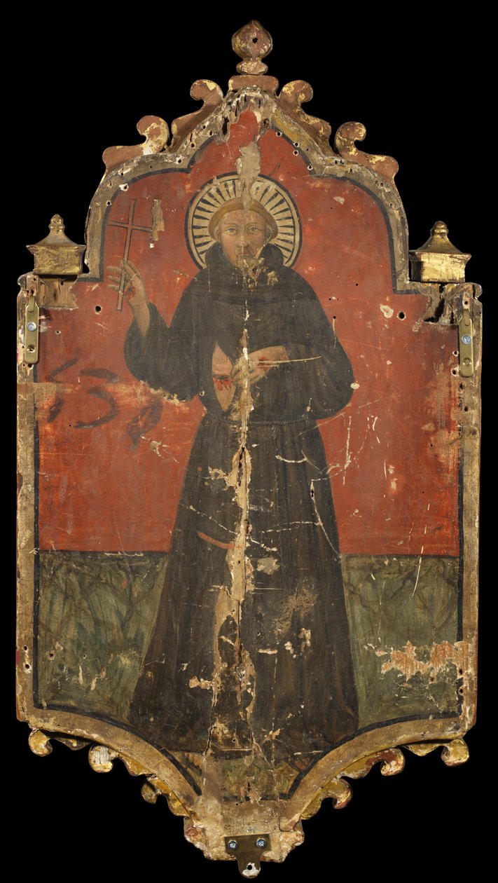 Heiliger Franziskus (verso), ca. 1400 von Master of Roncaiette (attr. to)