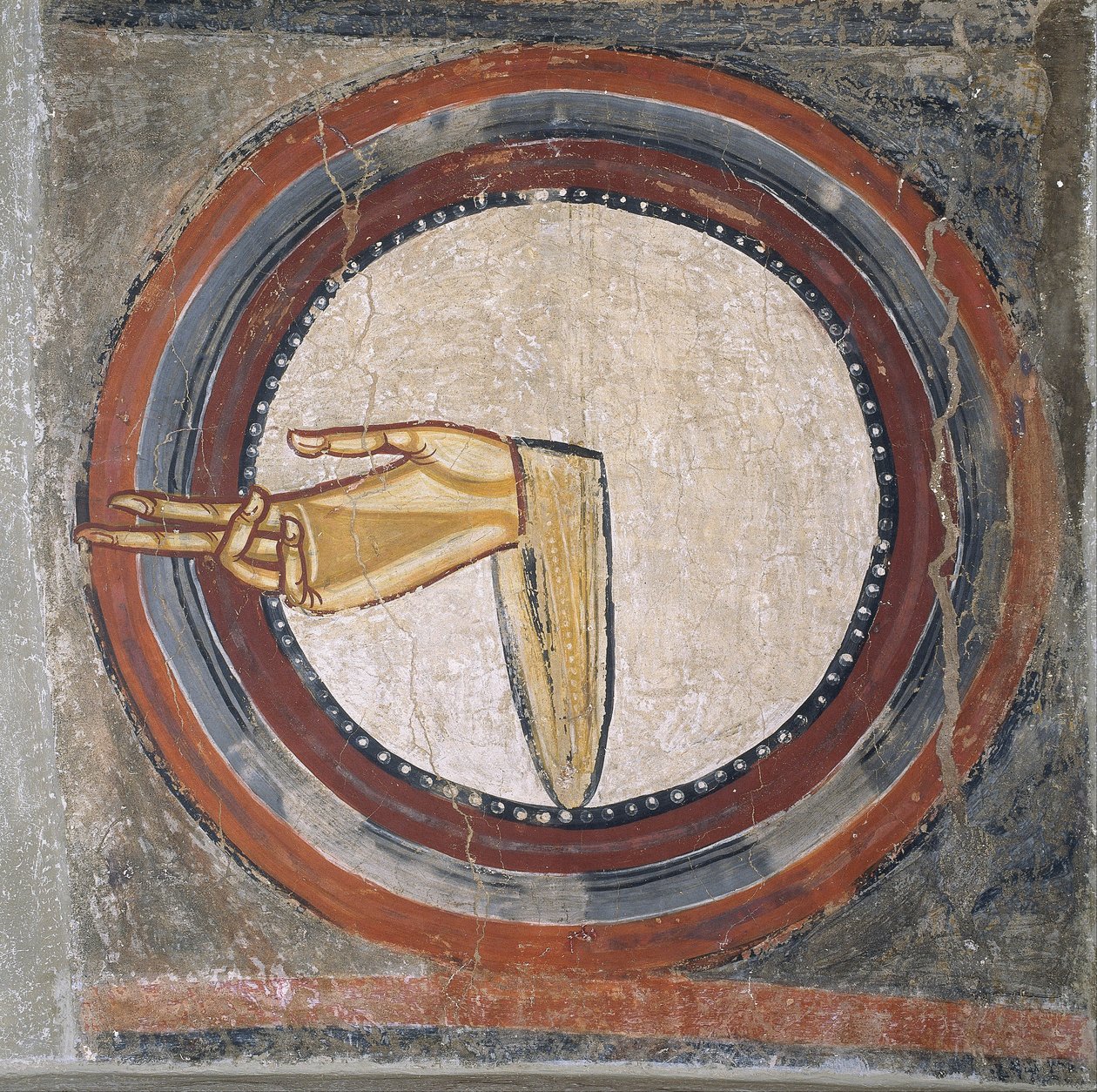 Die Hand Gottes von Sant Climent de Taüll von Master of Tahull